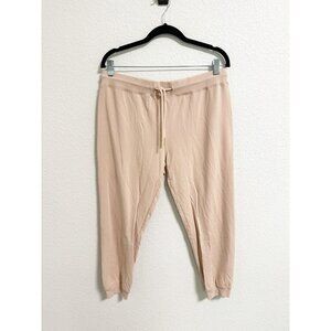 Negative Underwear Club Jogger Sweatpants Drawstring Lightweight Pink Medium
